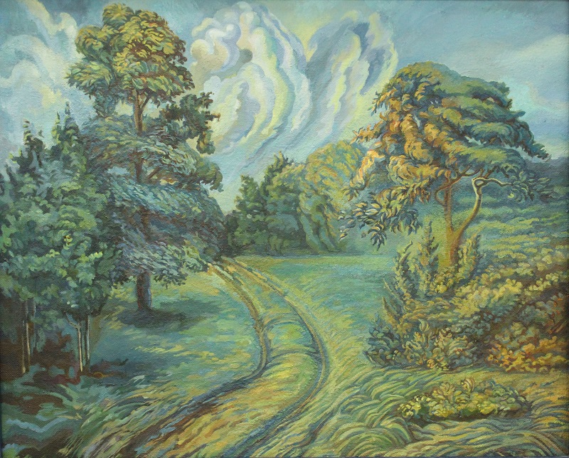 Catherine's Tract by Yanina Klimkovich, oil on canvas, 60x73cm